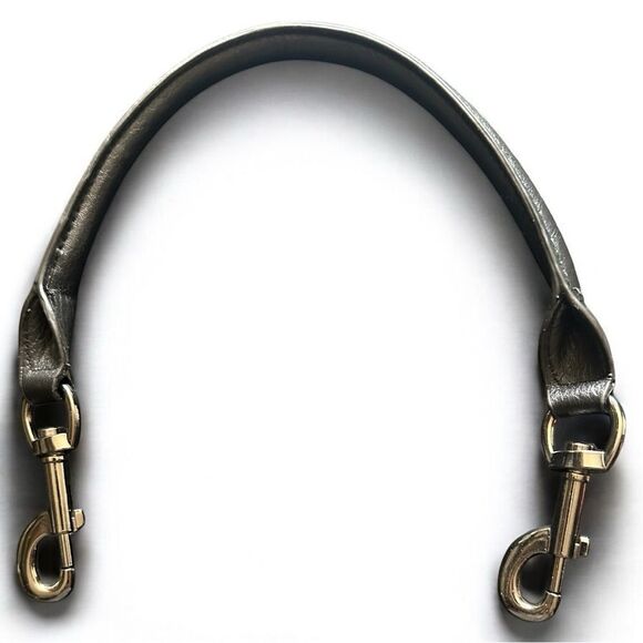 THINK ROYLN Black Leather Replacement Strap – Gunmetal Hardware - Picture 16 of 16